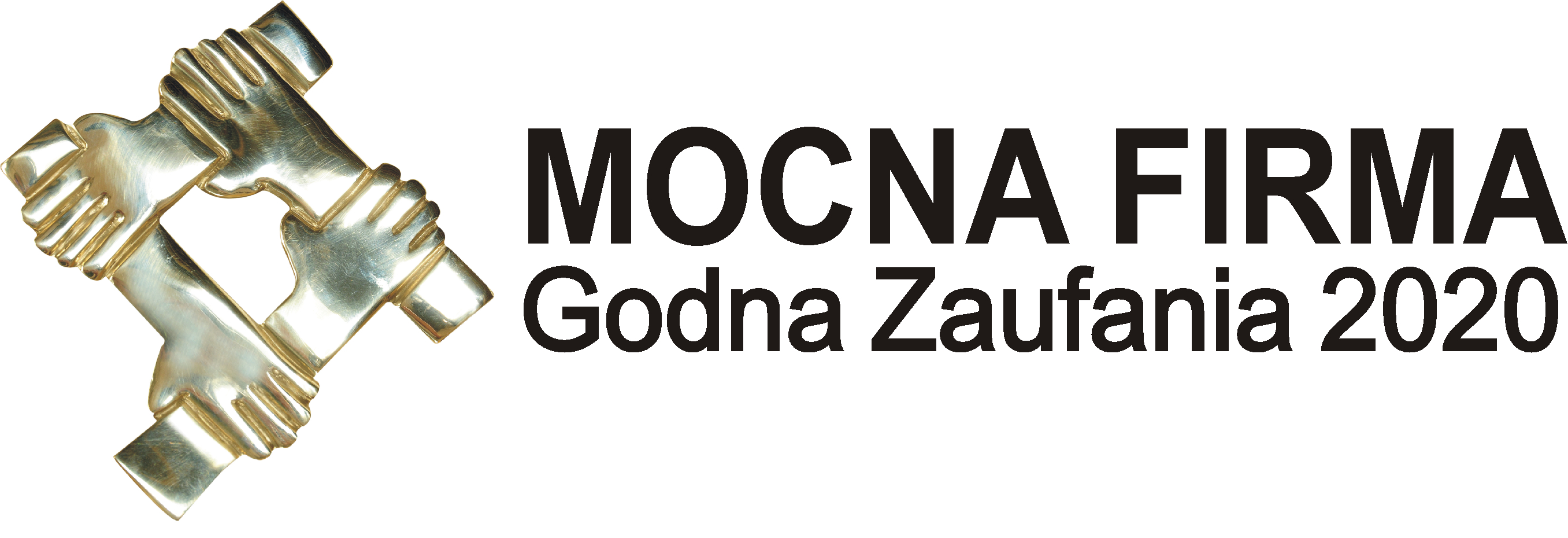 Logo Promocyjne Mocna Firma Godna Zaufania 2020 statuetka